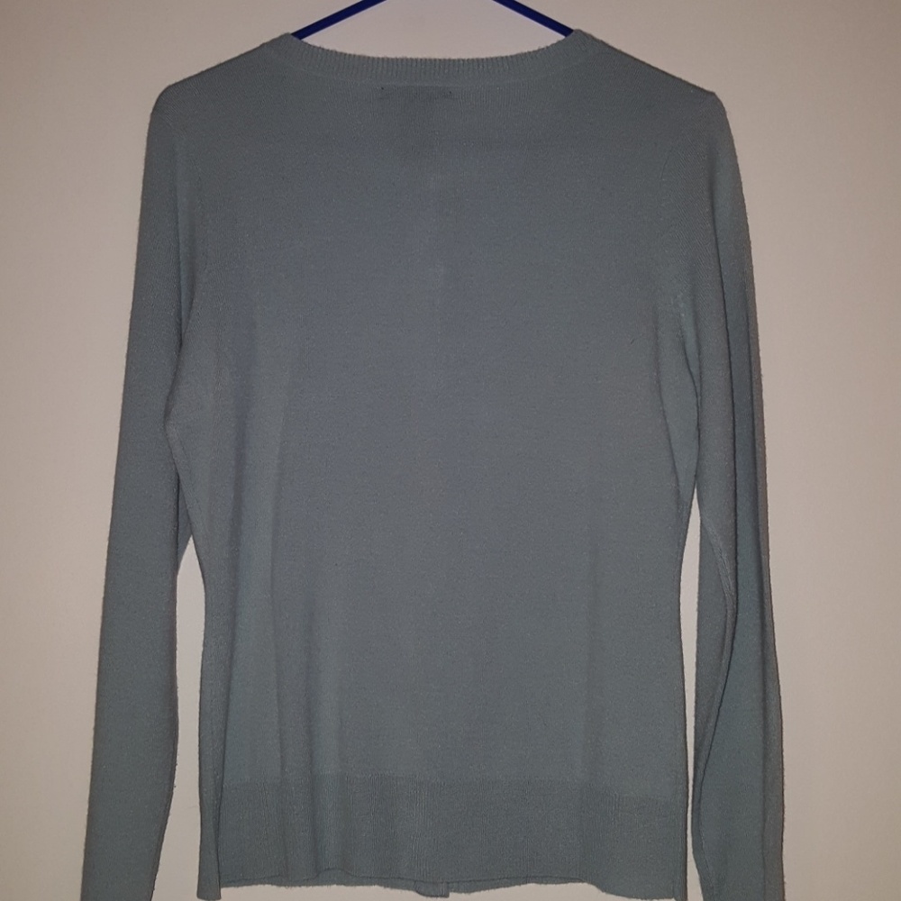 ❤️4/$20 New York & Co Cardigan, Rhinestone Buttons - Picture 2 of 6